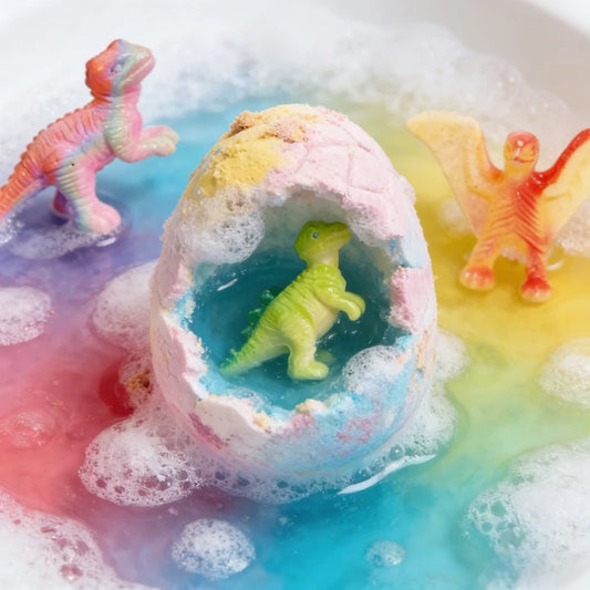 *Kids Surprise Bath Bomb: Hidden Random Toy + Immersive Bubble Bath, Safe Formula Non-Drying, Gentle Skin Care & Fun
