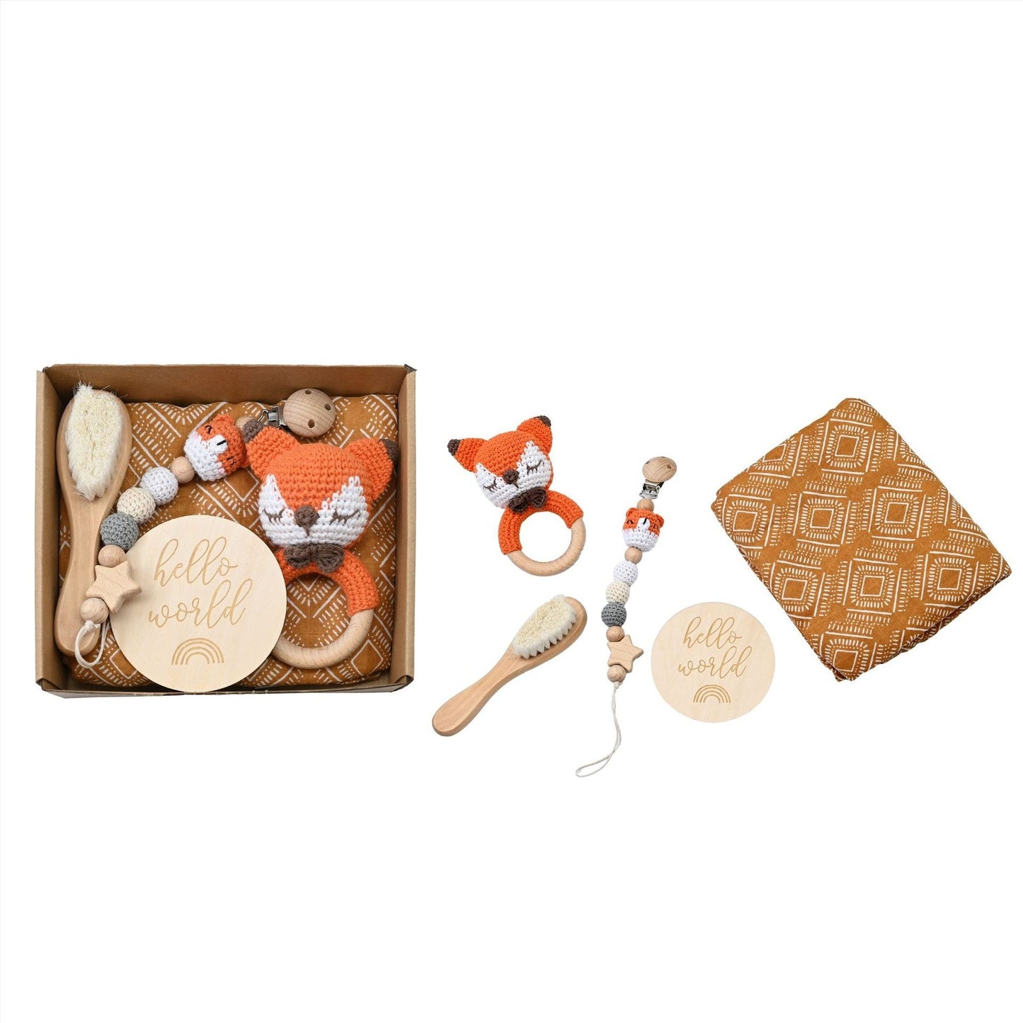 Baby Newborn Gift Rattle Drum Suit