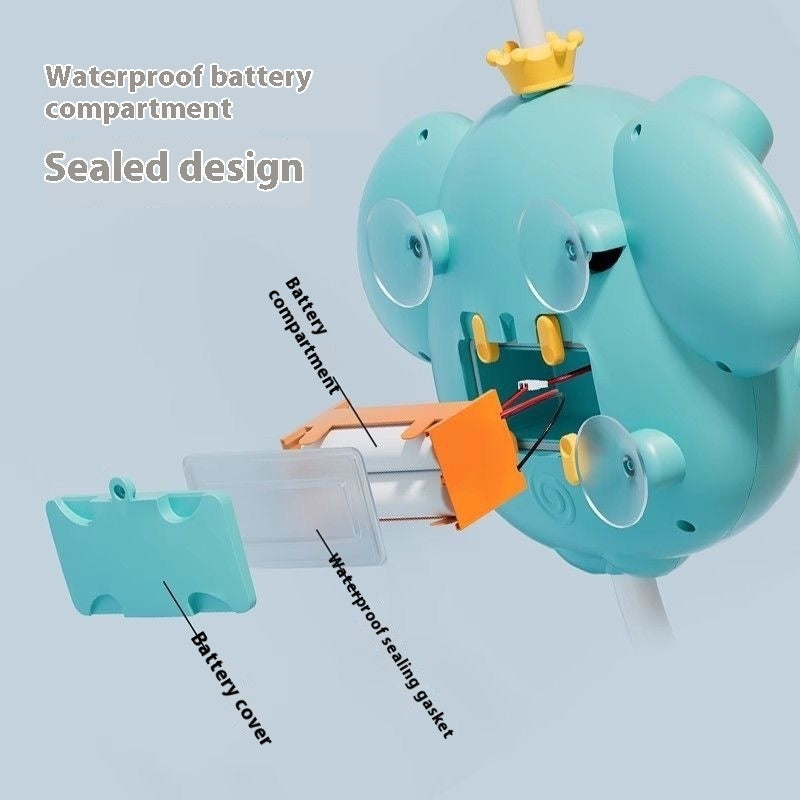 Electric Elephant Shower Bubble Machine Bath Toys