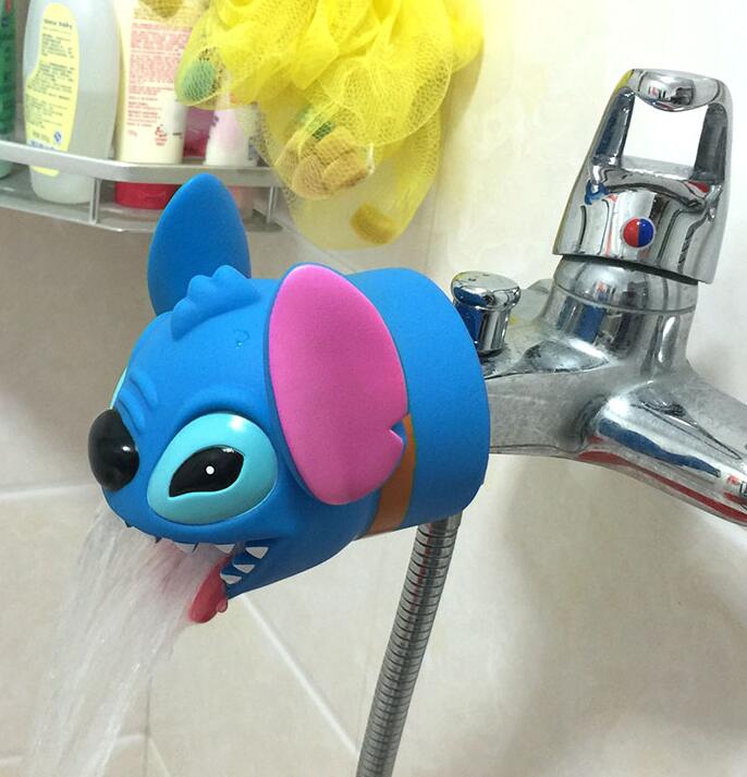 Silicone Cute Animal Sink Tap Toddler Extender Wash for Kids Children Hand Washing Bathroom Kitchen Water Faucet Extension