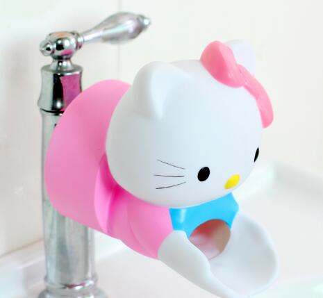 Silicone Cute Animal Sink Tap Toddler Extender Wash for Kids Children Hand Washing Bathroom Kitchen Water Faucet Extension