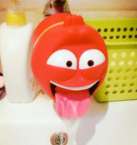 Silicone Cute Animal Sink Tap Toddler Extender Wash for Kids Children Hand Washing Bathroom Kitchen Water Faucet Extension