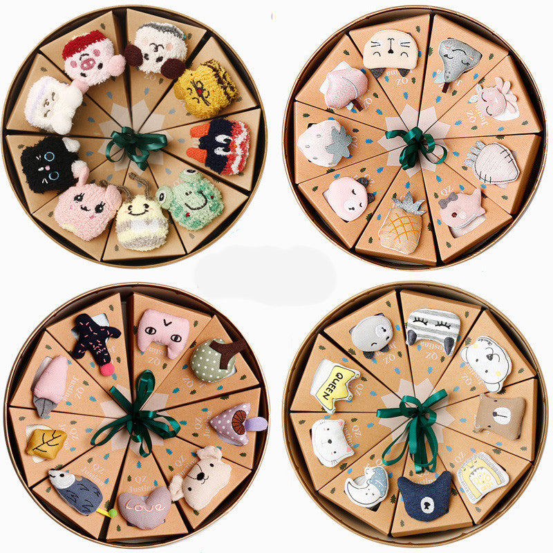 Newborn Children Baby Full Moon Cotton Socks Gift Set