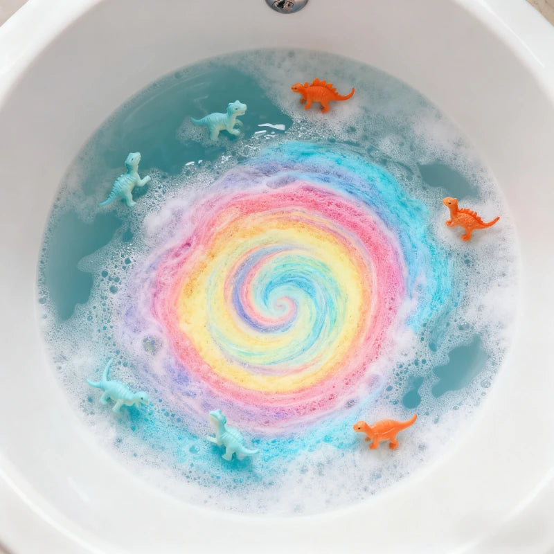 *Kids Surprise Bath Bomb: Hidden Random Toy + Immersive Bubble Bath, Safe Formula Non-Drying, Gentle Skin Care & Fun