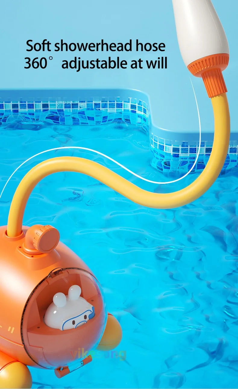 Baby Bath Electric Submarine Toys Shower Sucker Interactive Play Spray Bathtub Water Toys Sprinkler Baby Shower for Kids