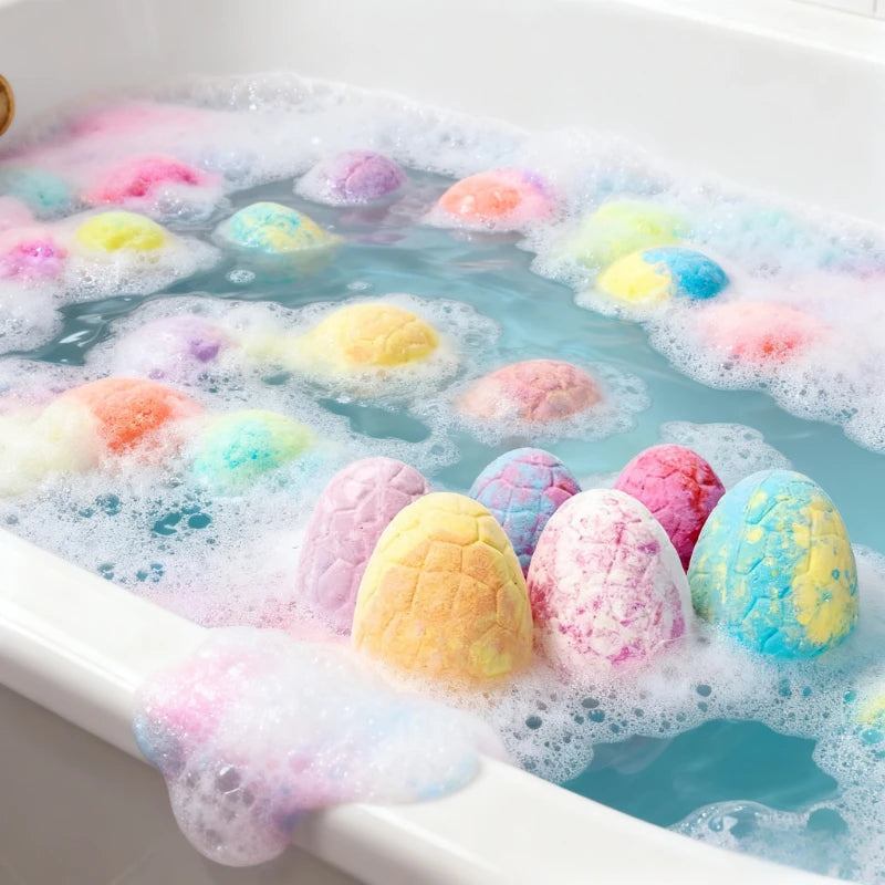 *Kids Surprise Bath Bomb: Hidden Random Toy + Immersive Bubble Bath, Safe Formula Non-Drying, Gentle Skin Care & Fun